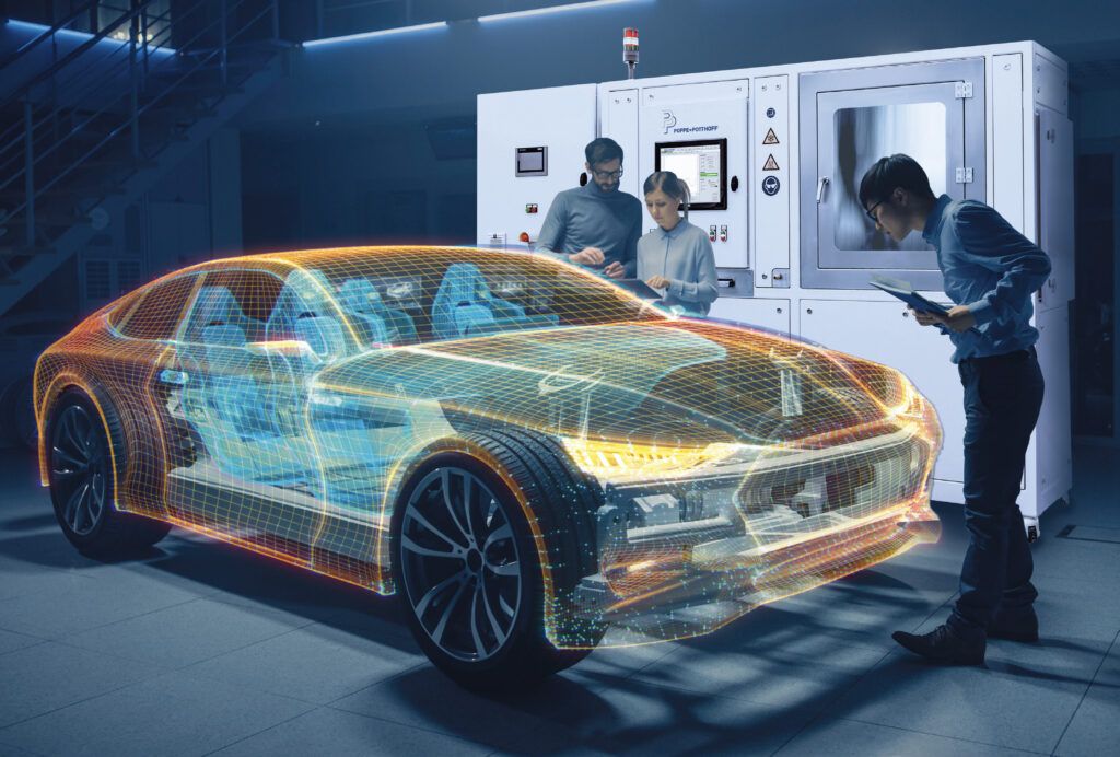 Electronic Vehicle Components: Pressure Testing | Poppe+Potthoff