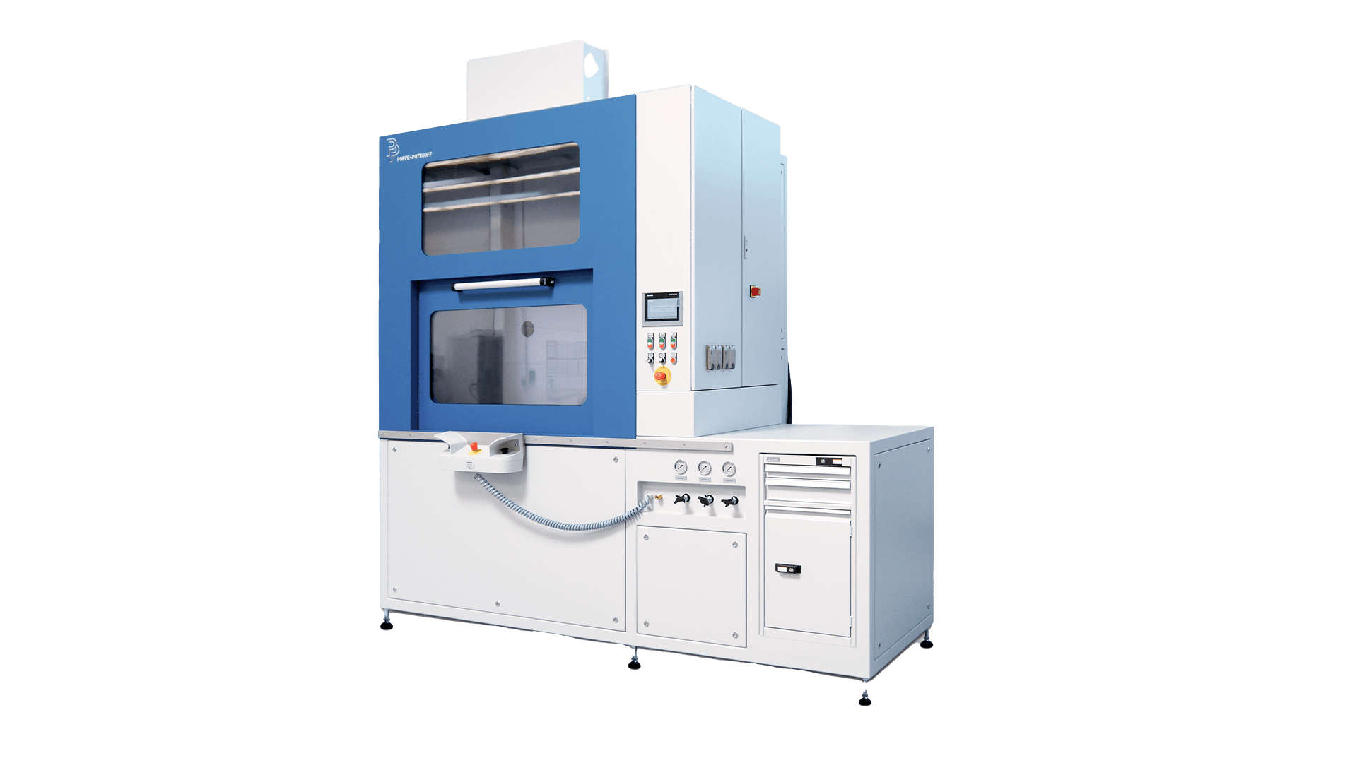 Small autofrettage system with closed test chamber
