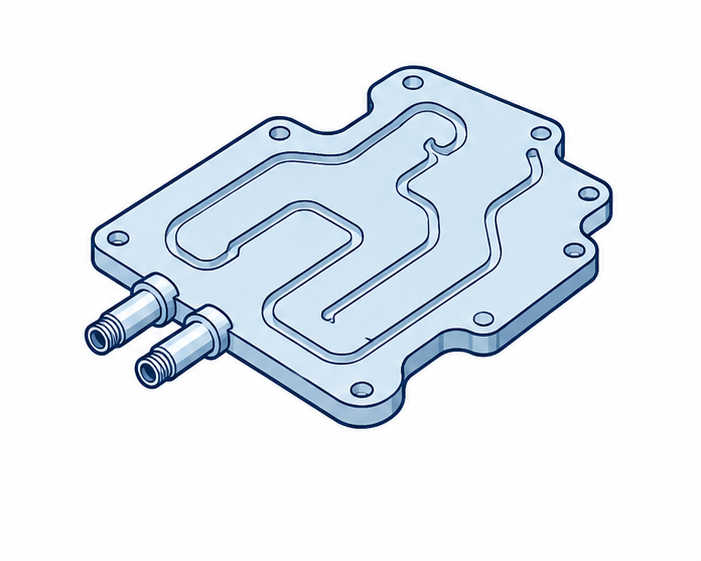 ADAS cold plate for automotive pressure and thermal cycling validation